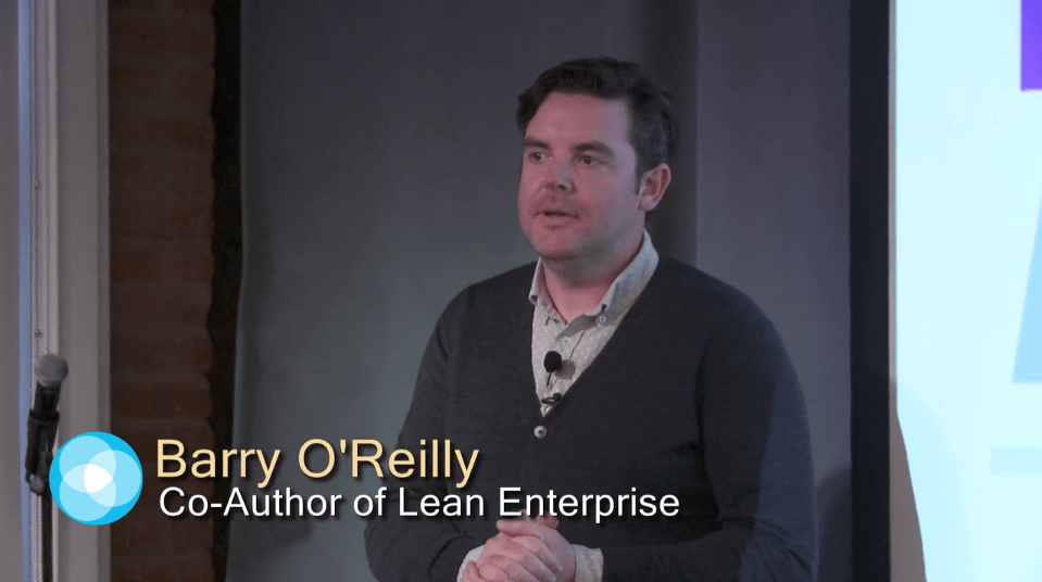 Barry O'Reilly talks about managing product portfolios at ProductTank SF