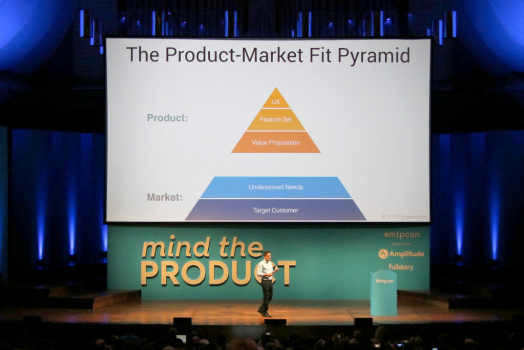 The Product Market Fit Pyramid by Dan Olsen