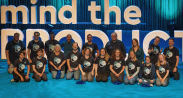 Mind the Product team on stage at mtpcon